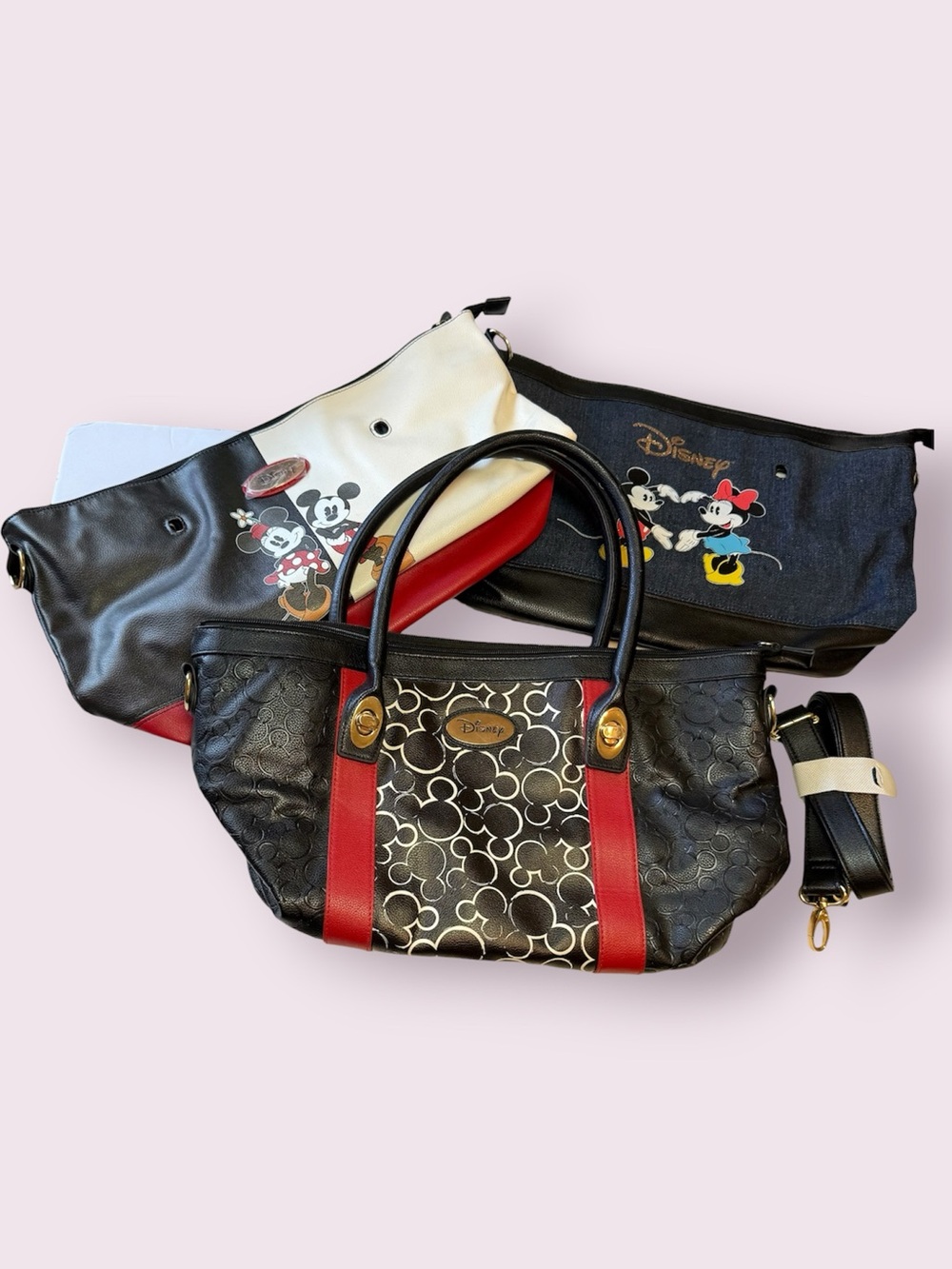 The Bradford Exchange Disney 3-in-1 Interchangeable Cover Tote Bag System NWOT